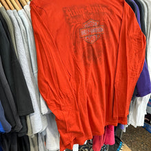 Load image into Gallery viewer, Sparkle Harley Davidson Long Sleeve Femme Top
