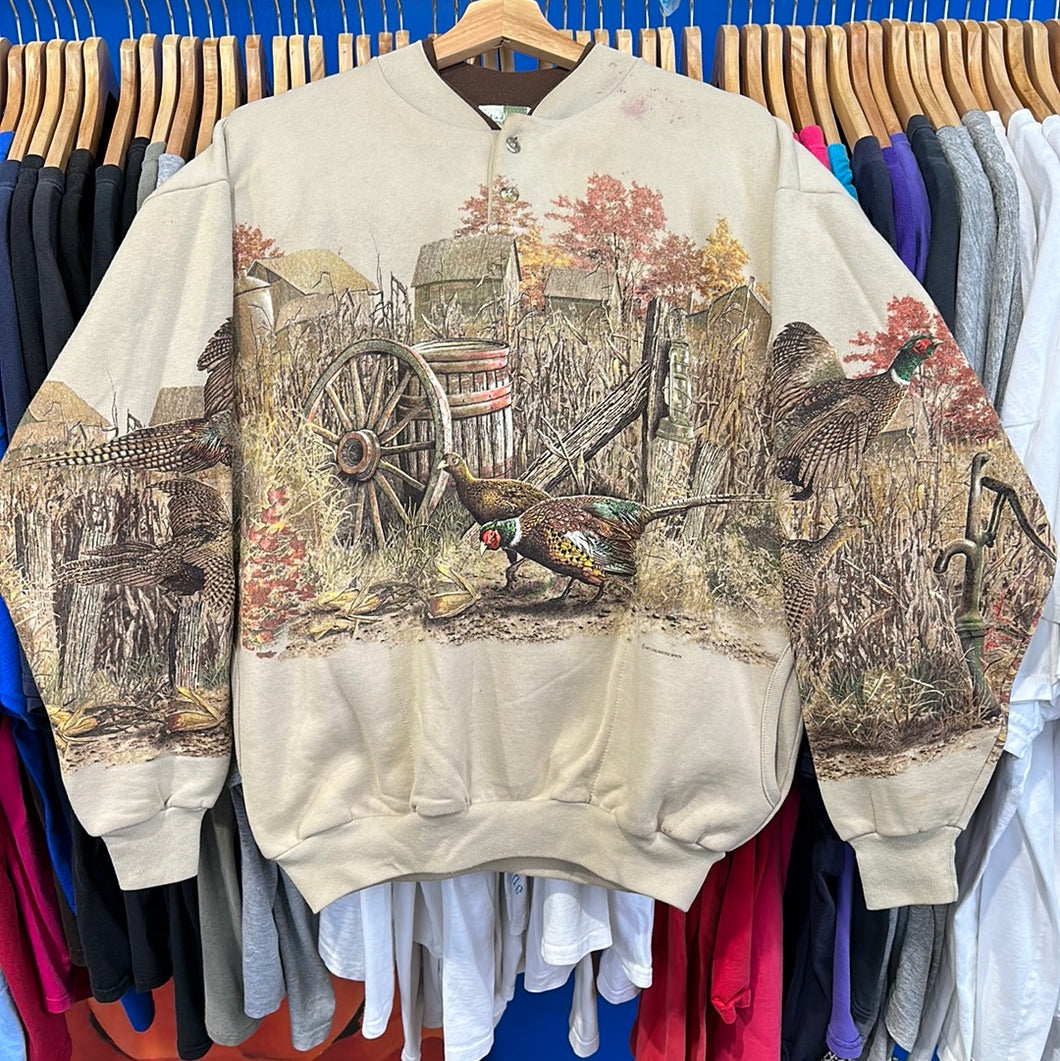 Fall Peasants Wrap Around Crewneck Sweatshirt