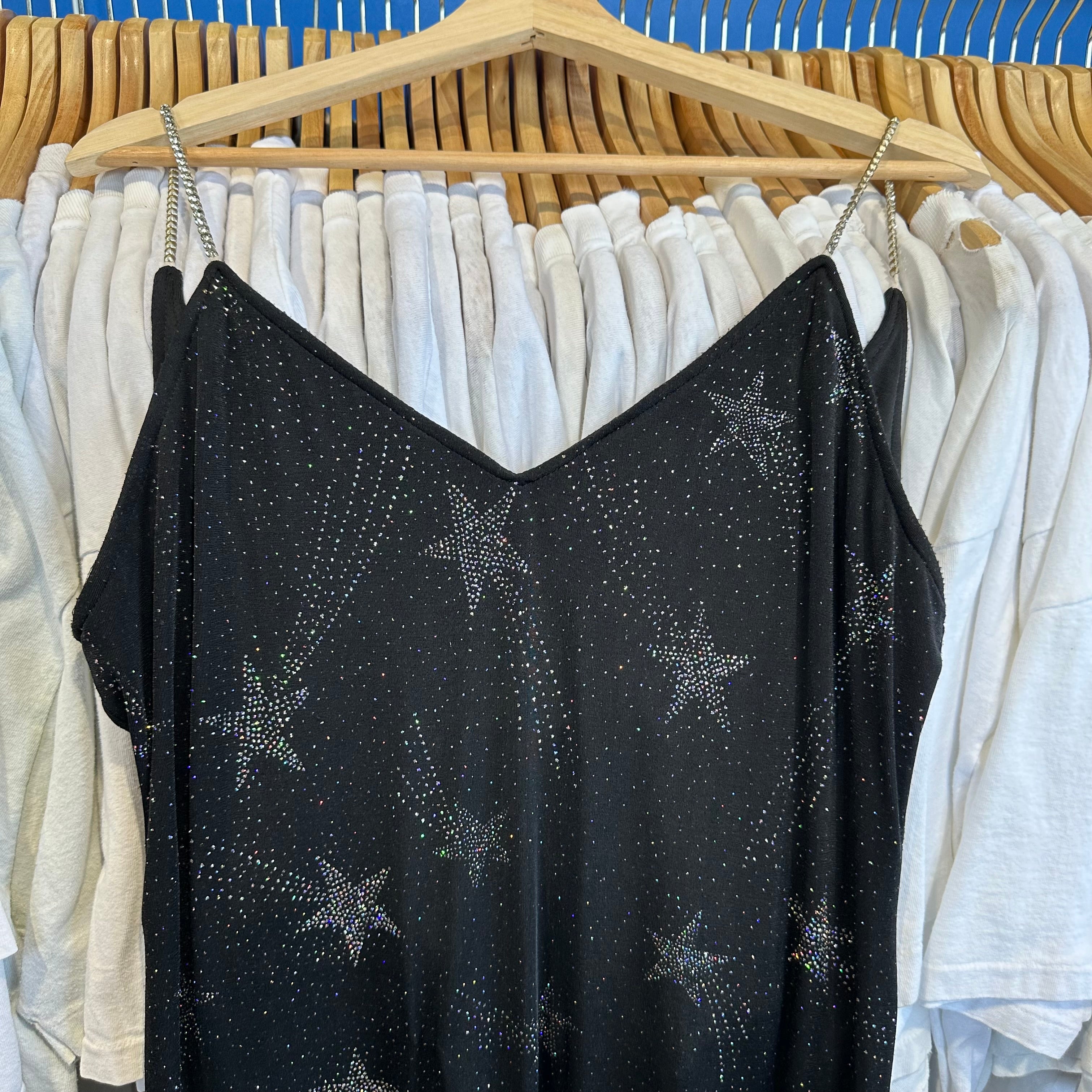 Shooting Star Sparkly Long Straight Dress