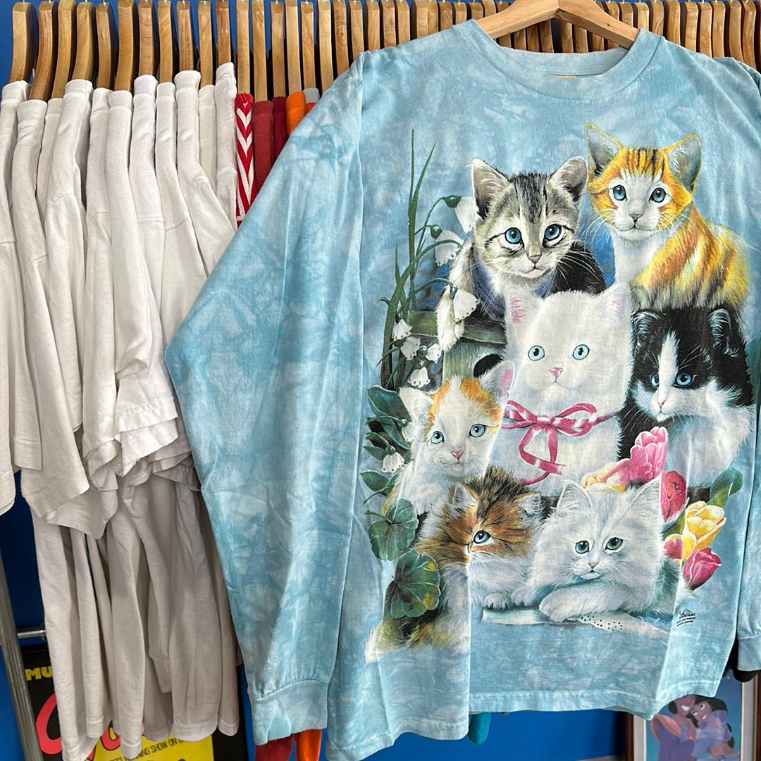 Kittens The Mountain Long Sleeve T-Shirt