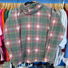 Load image into Gallery viewer, Plaid Zip Up Hooded Jacket

