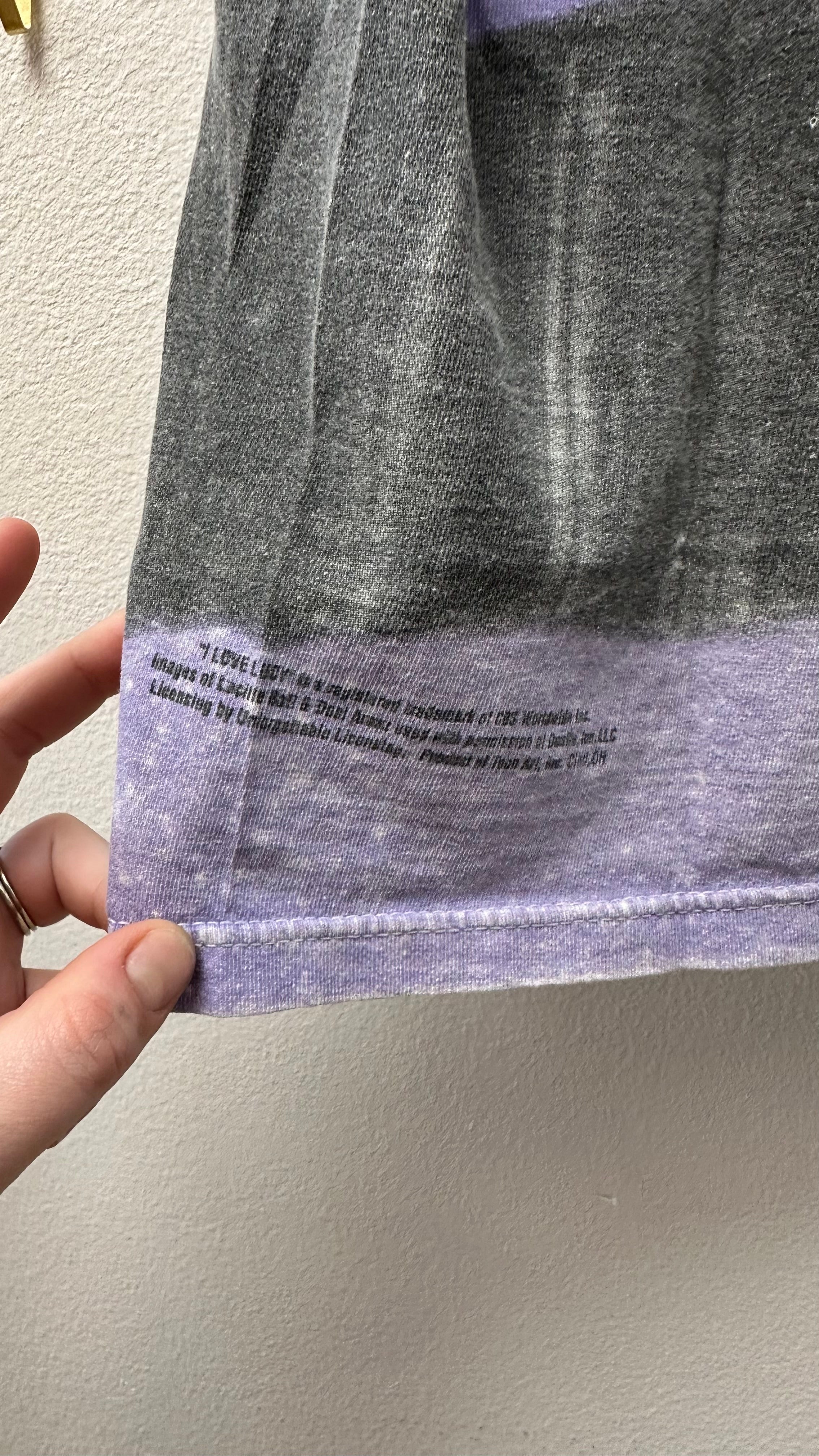 Lucille Ball Purple Hearts All Over Print T-Shirt