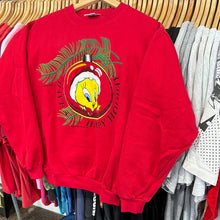 Load image into Gallery viewer, Tweety Bird Happy Holiday Crewneck Sweatshirt

