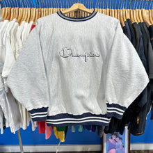 Load image into Gallery viewer, Gray Champion Reverse Weave Crewneck Sweatshirt
