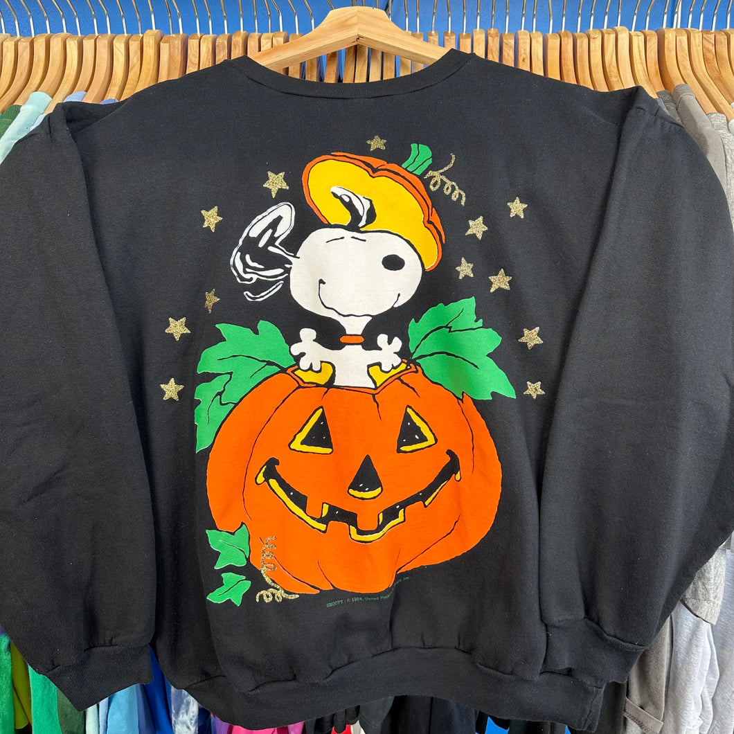 Snoopy Out the Pumpkin XL Crewneck Sweatshirt