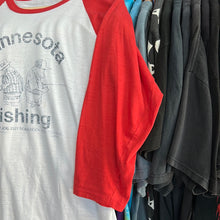 Load image into Gallery viewer, Minnesota Fishing 3/4 Sleeve Baseball T-Shirt
