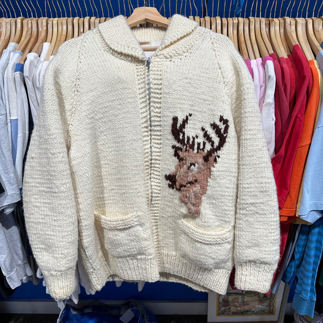 Deer Cowichan Sweater