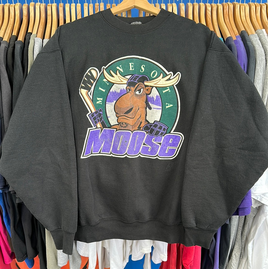 Minnesota Moose Hockey Crewneck Sweatshirt