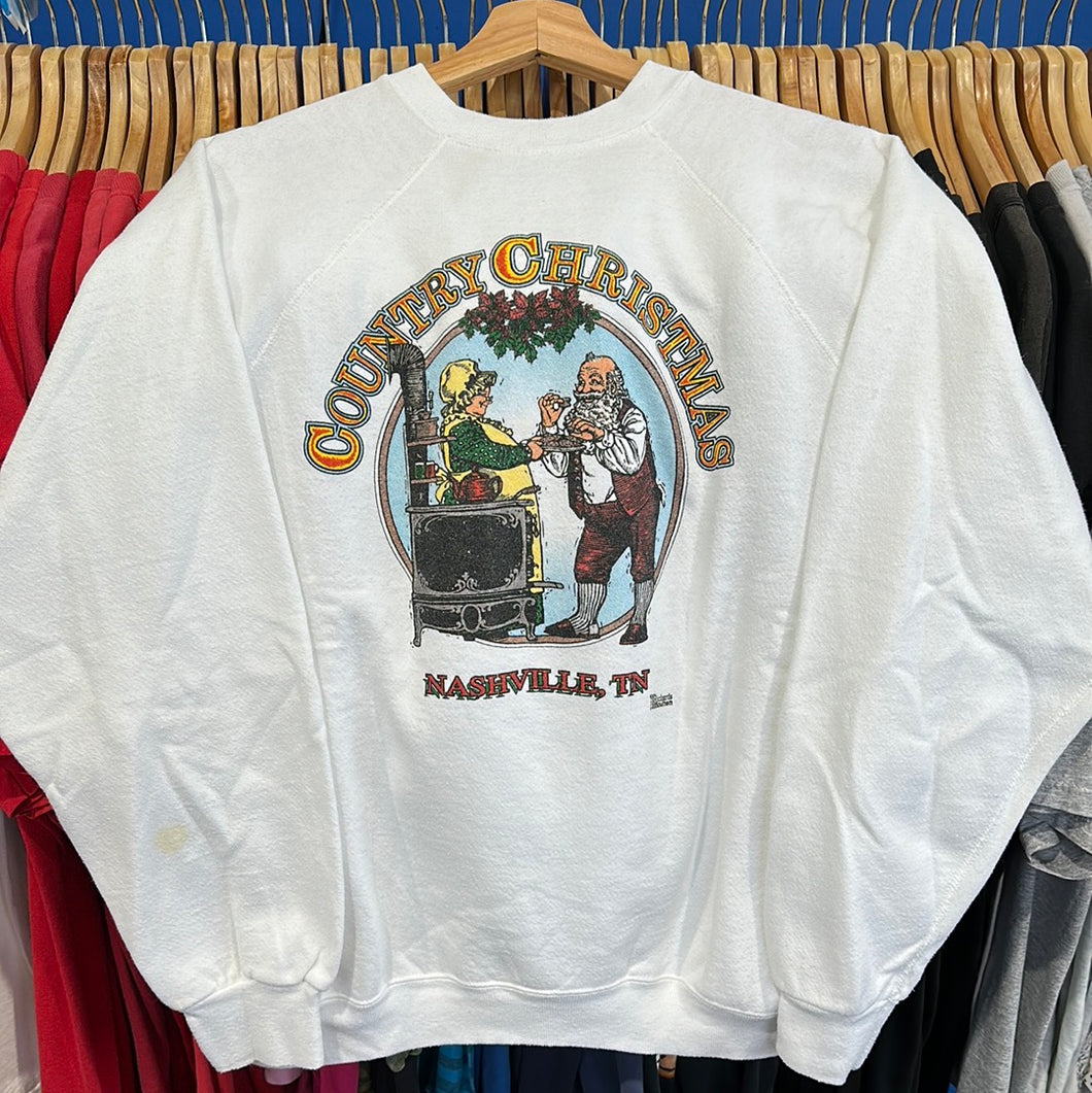 Country Christmas Nashville Crewneck Sweatshirt