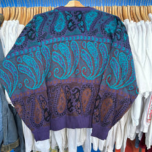 Load image into Gallery viewer, Saturday’s Paisley Cardigan Sweater
