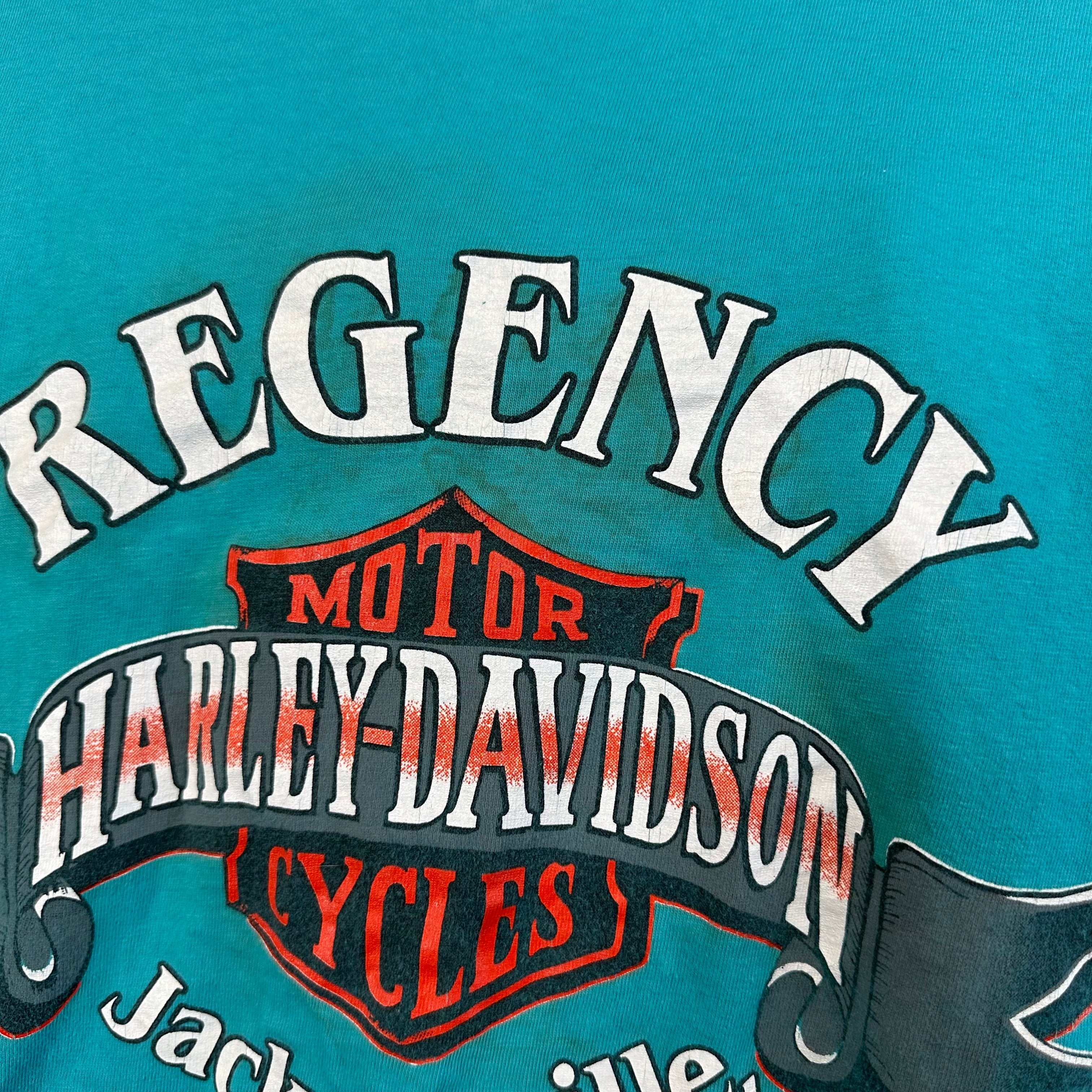 Harley Davidson Teal Jacksonville, FL T-Shirt