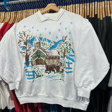 Load image into Gallery viewer, Winter Church Scene Grandma Sweatshirt
