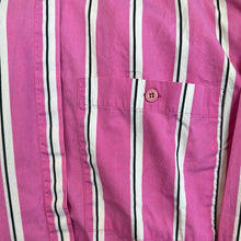 Load image into Gallery viewer, Pink Vertical Stripe Button Up
