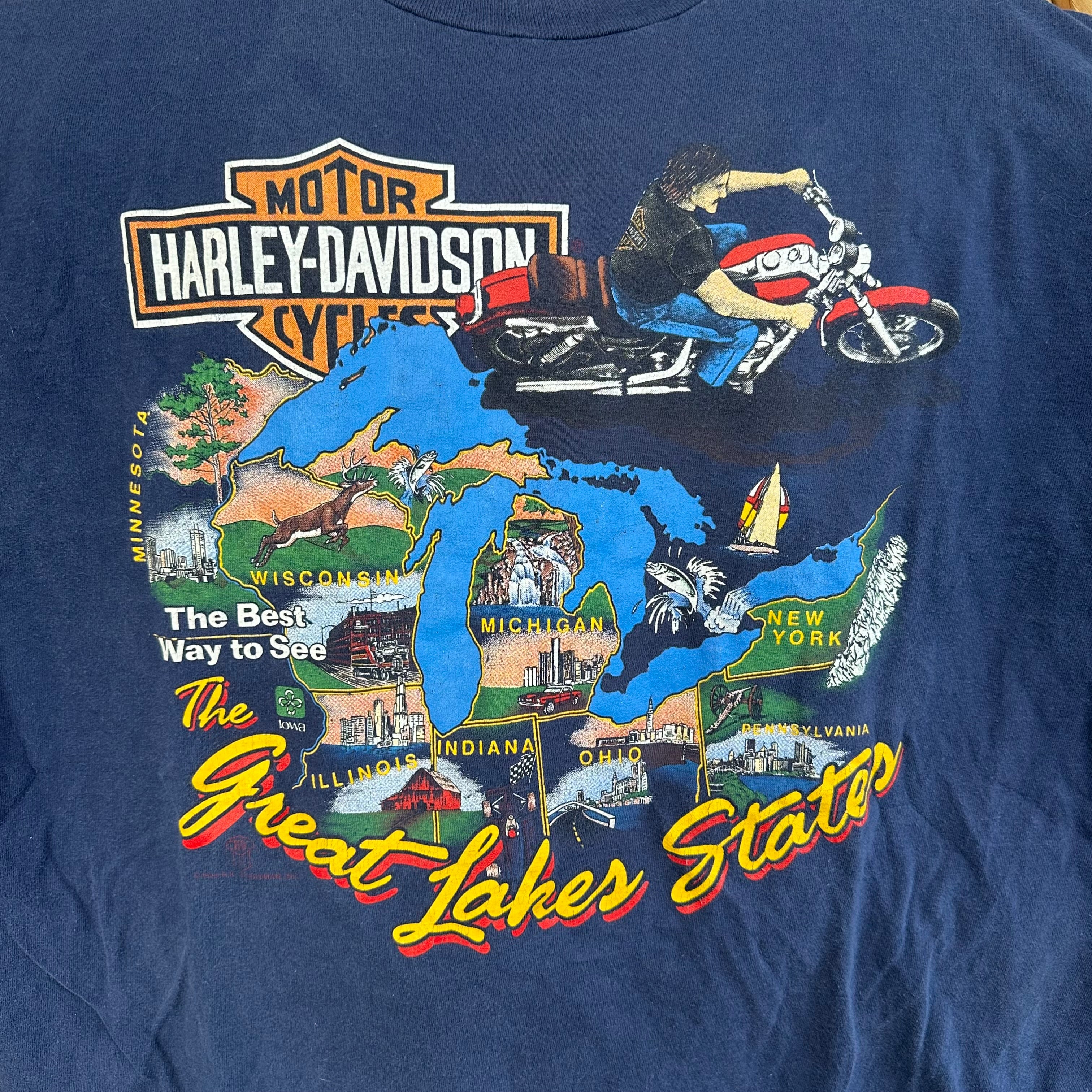 Harley Davidson Great Lakes Duluth, MN T-Shirt
