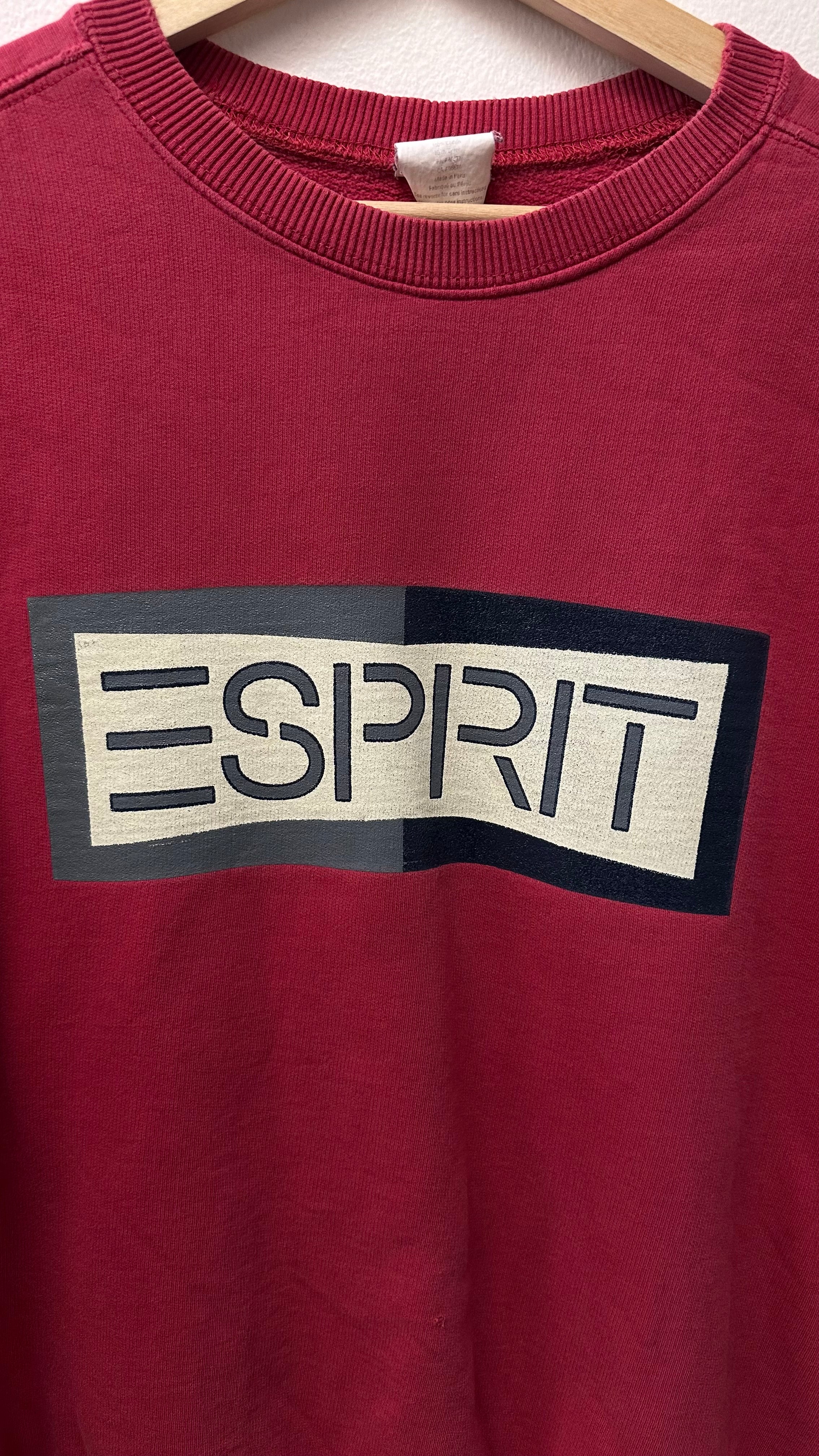 ESPRIT Red Crewneck Sweatshirt