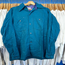Load image into Gallery viewer, Bambergers Blue Wool Button Up
