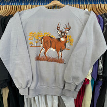 Load image into Gallery viewer, Deer &amp; Aspens Light Purple Crewneck Sweatshirt
