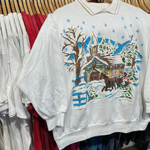 Load image into Gallery viewer, Winter Church Scene Grandma Sweatshirt
