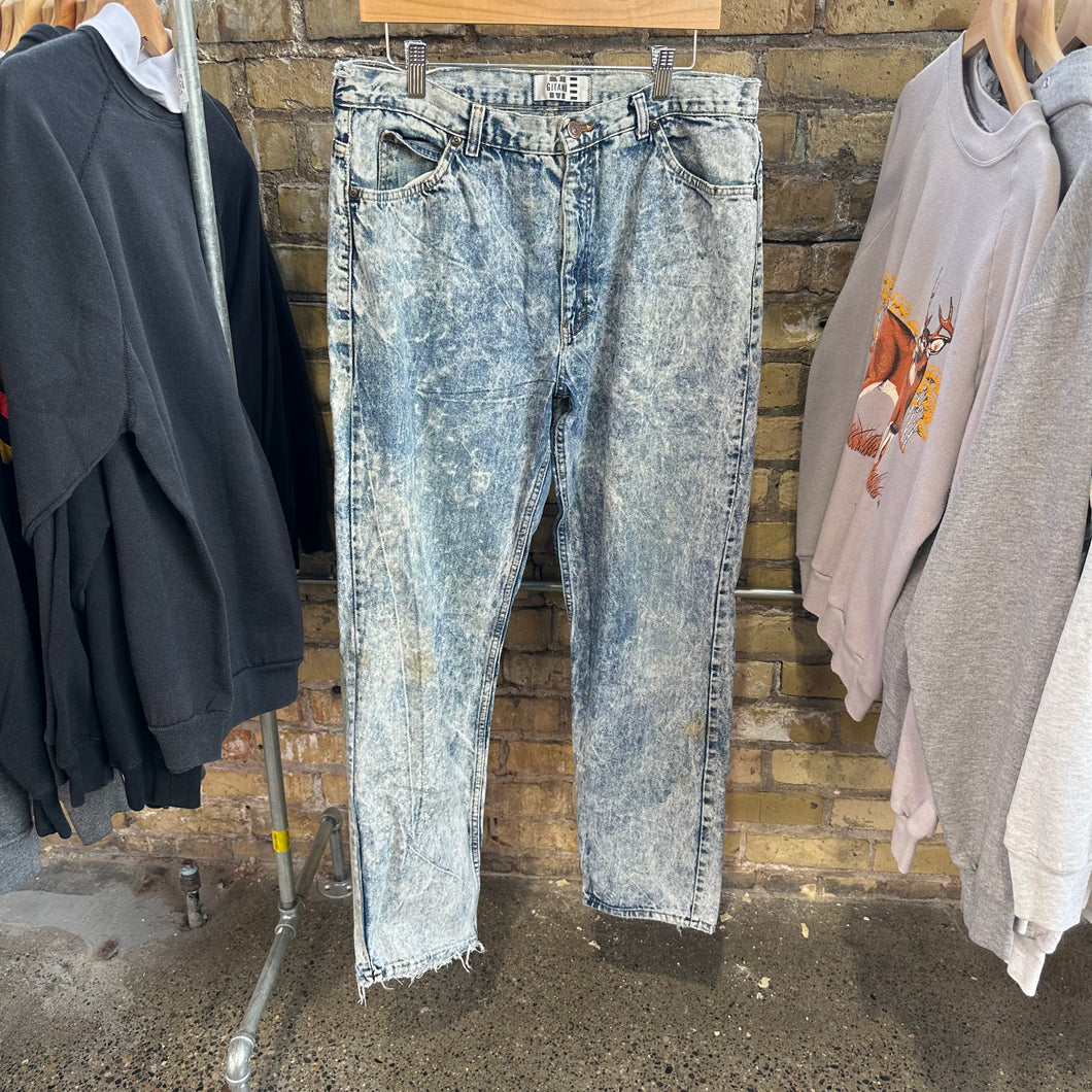 Gitano Acid Wash Denim Pants