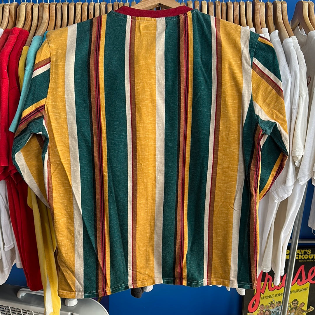 Guess Vertical Stripe Long Sleeve T-Shirt