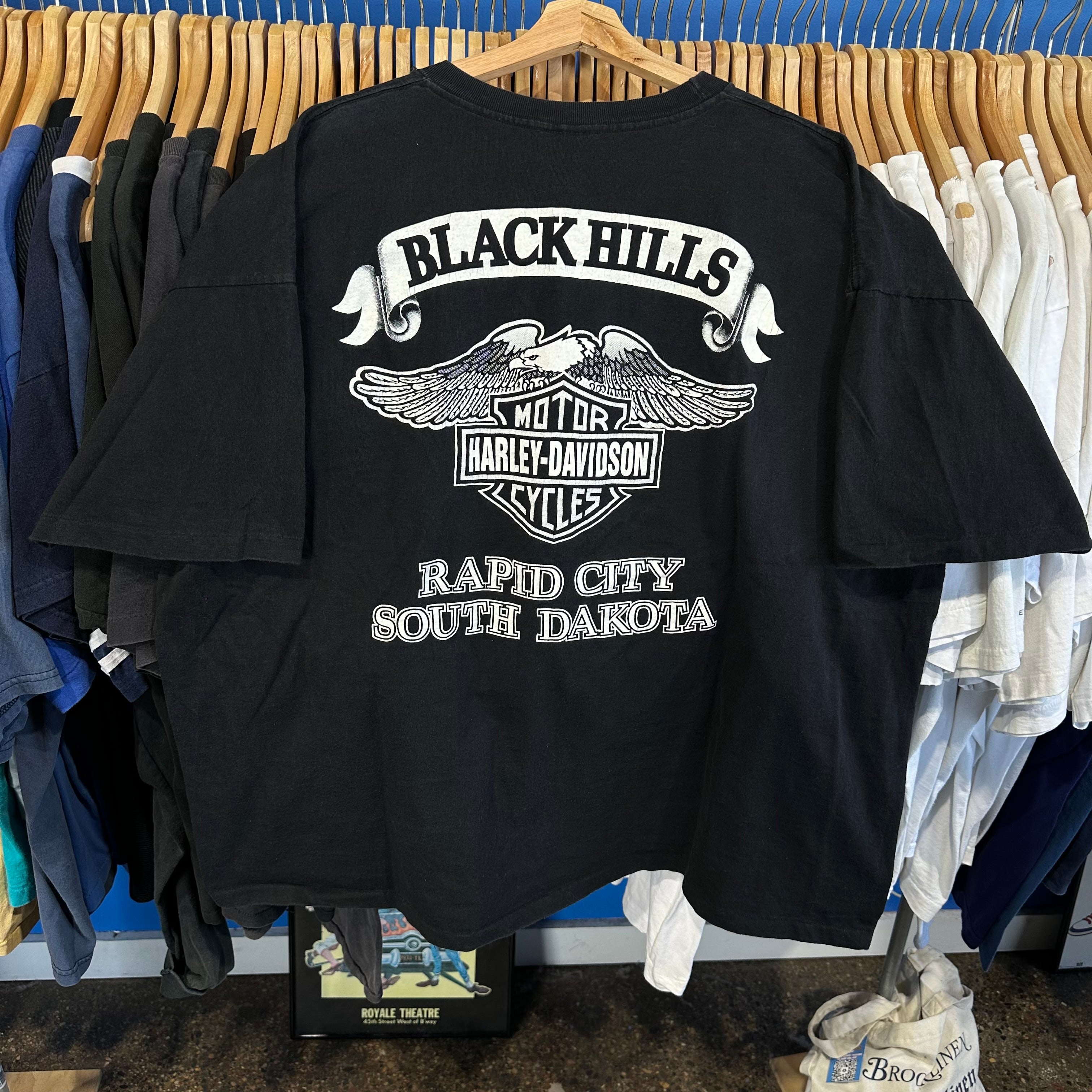 Harley Davidson Howling at the Moon Black Hills, Rapid City, SD T-Shirt
