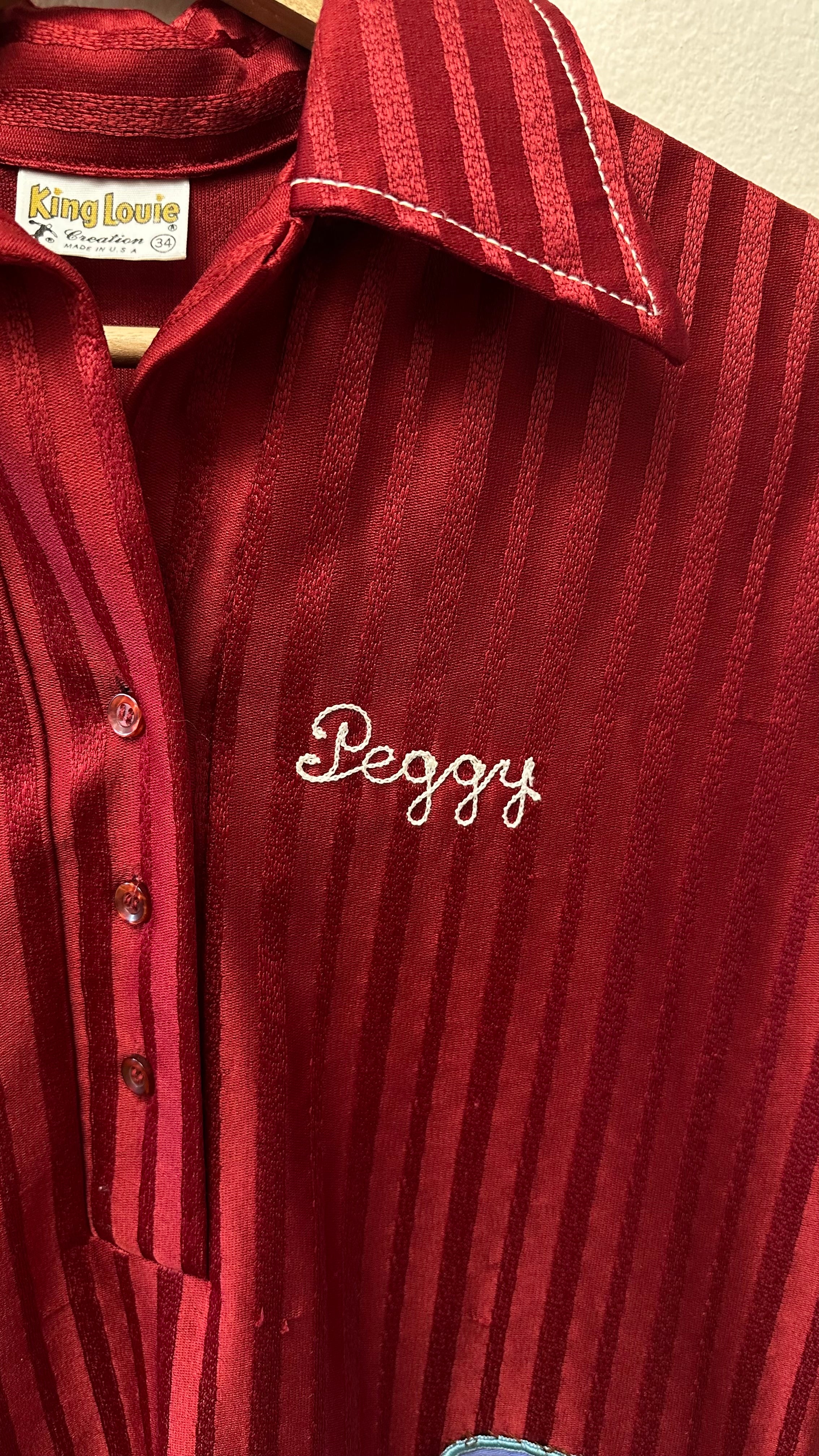 Peggy’s Bowling Quarter Button Up