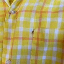 Load image into Gallery viewer, Yellow Plaid Button Up
