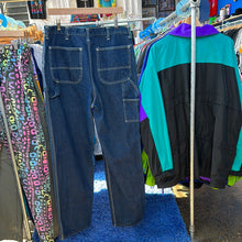 Load image into Gallery viewer, Rowbuck’s Dark Wash Carpenter Pants
