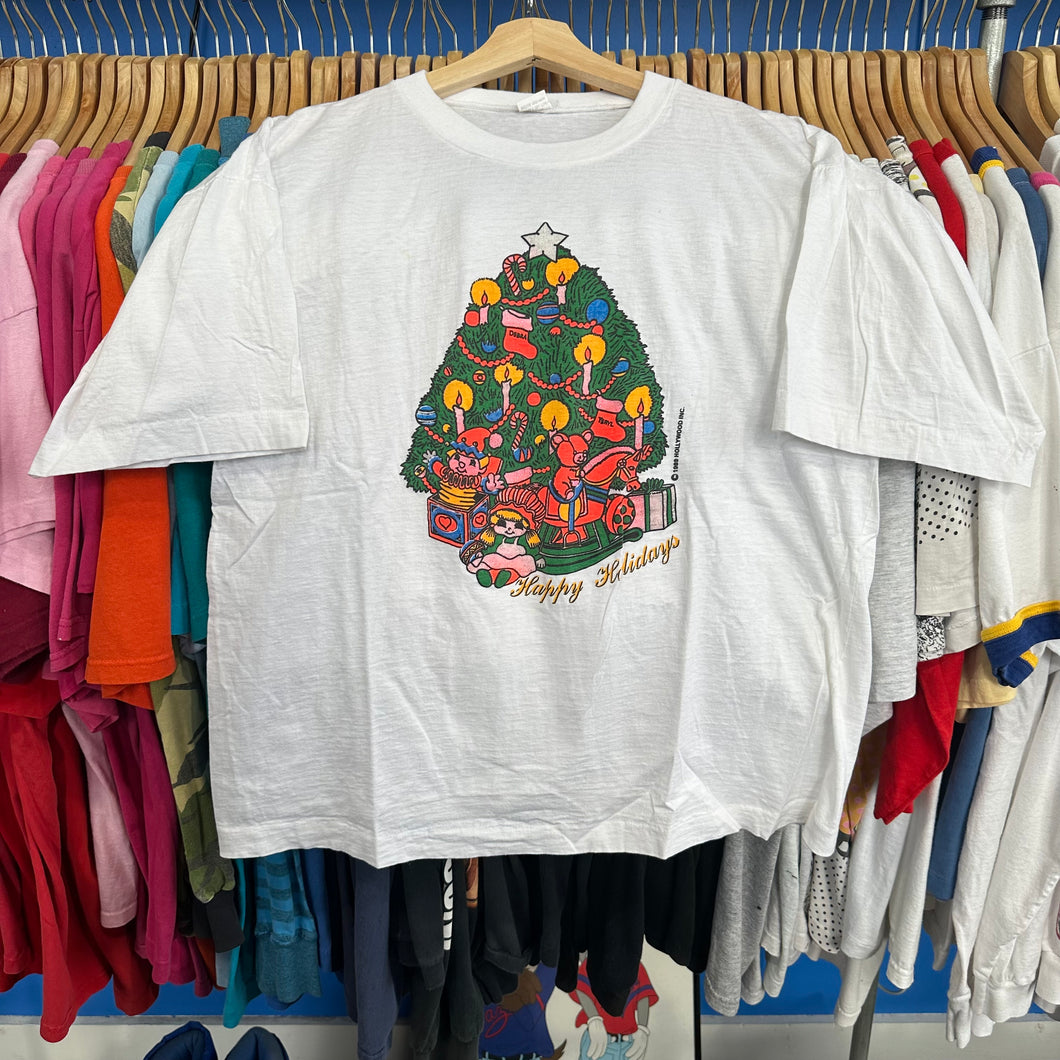 Neon Holiday Tree T-Shirt