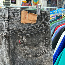 Load image into Gallery viewer, Levi’s 501 Black Acid Wash Denim Jeans
