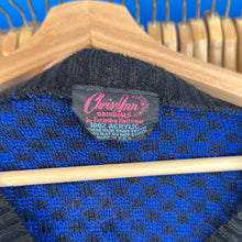 Load image into Gallery viewer, Checkered V Neck Sweater
