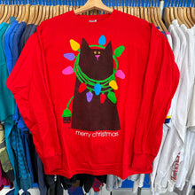 Load image into Gallery viewer, Black Cat Christmas T-Shirt
