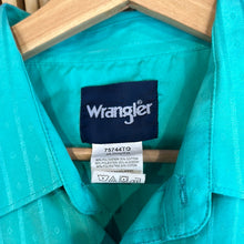 Load image into Gallery viewer, Turquoise Wrangler Western Button Up
