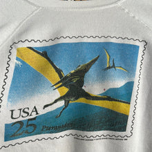 Load image into Gallery viewer, Pteranodon Dinosaur Stamp Crewneck Sweatshirt
