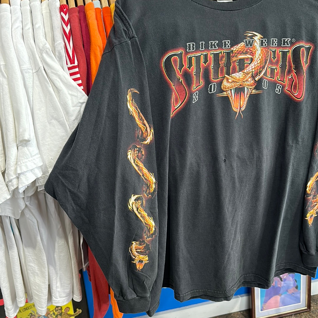 Sturgis Bike Week 04 Snake Long Sleeve T-Shirt