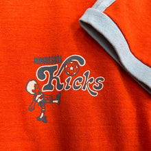 Load image into Gallery viewer, 70’s MN Kicks Soccer Shoulder Striped T-Shirt
