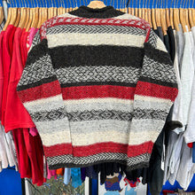 Load image into Gallery viewer, Red Striped Pattern Sweater
