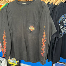 Load image into Gallery viewer, Harley Davidson Flame Pocket Long Sleeve T-Shirt
