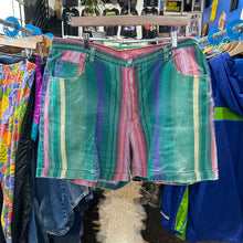Load image into Gallery viewer, Gitano Colorful Striped Denim Shorts
