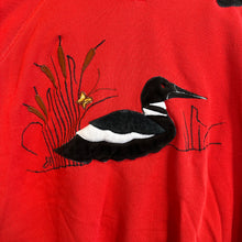 Load image into Gallery viewer, Loon Appliqué Collard Sweatshirt

