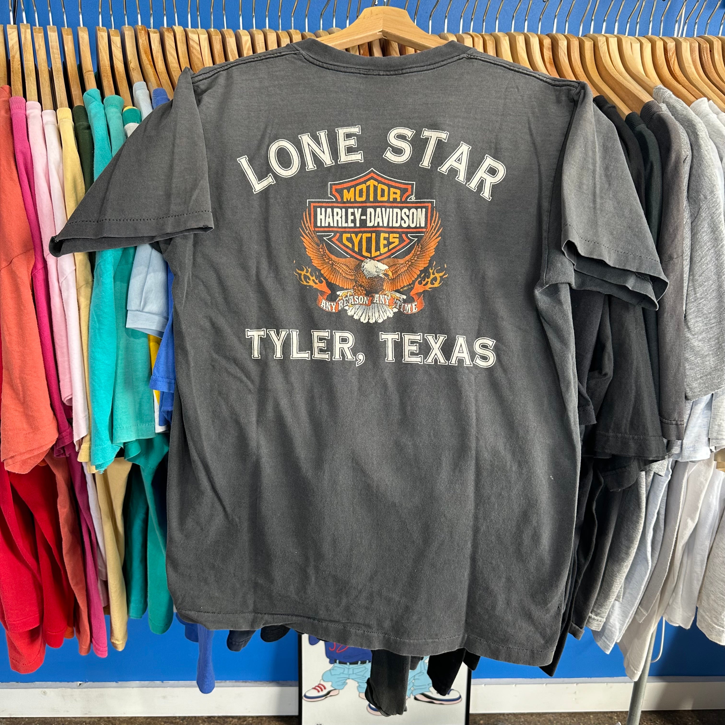 Harley Davidson Faded Eagle Tyler, TX T-Shirt