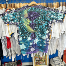 Load image into Gallery viewer, Sun &amp; Moon Liquid Blue T-Shirt
