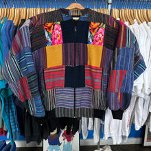 Load image into Gallery viewer, Patchwork Zip-Up Jacket
