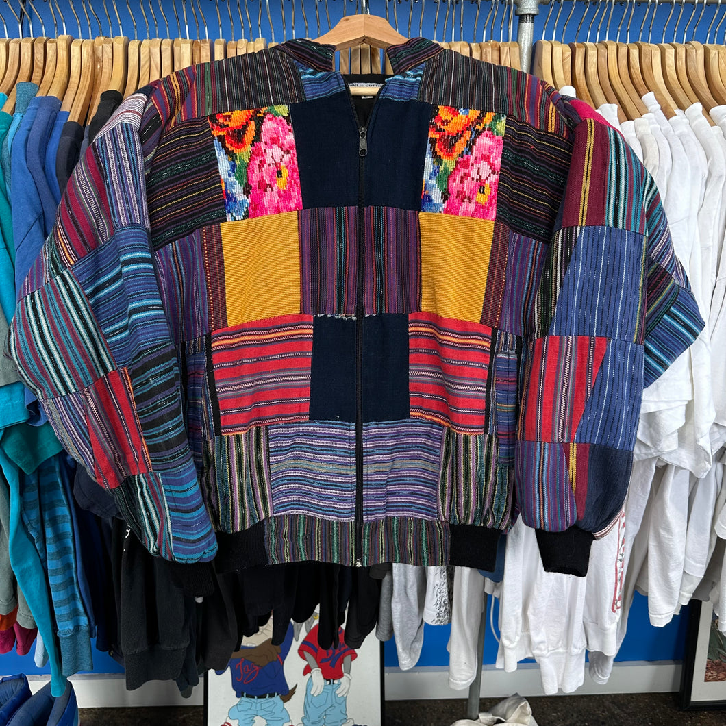 Patchwork Zip-Up Jacket