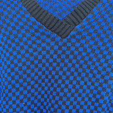 Load image into Gallery viewer, Checkered V Neck Sweater
