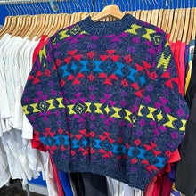 Load image into Gallery viewer, Private Eyes Colorful Patterned Sweater

