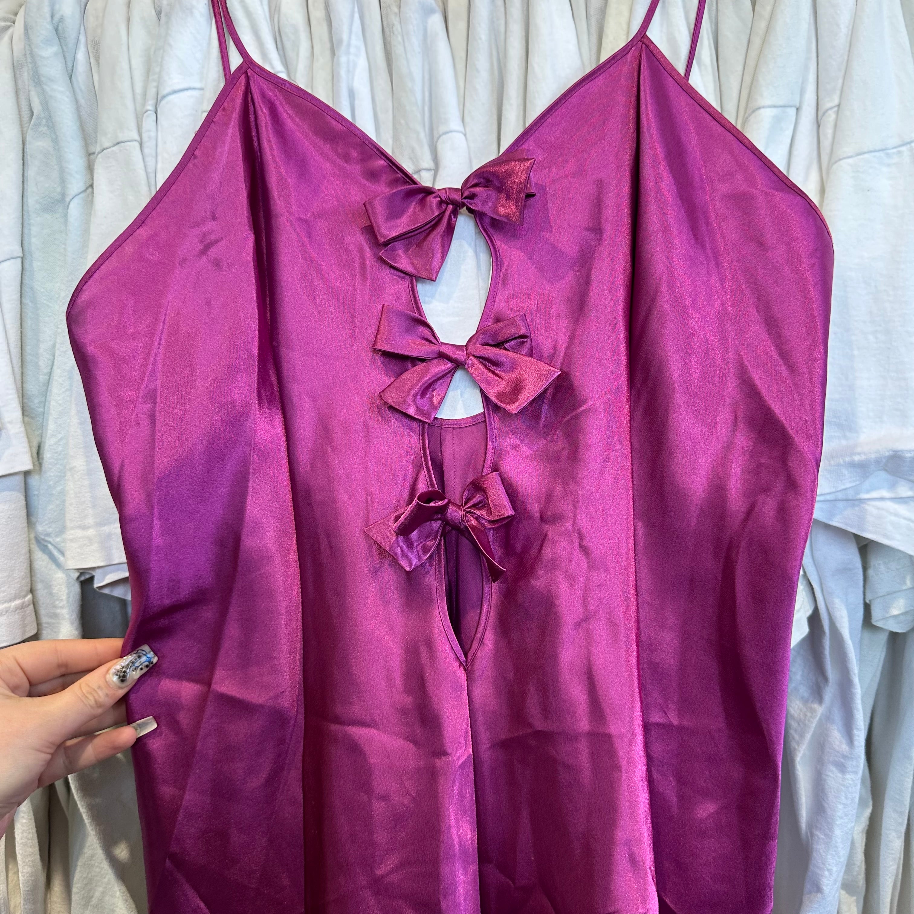 Purple with Bows Intimate Dress