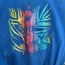 Load image into Gallery viewer, Rainbow Hibiscus Flowers Crewneck Sweatshirt
