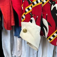 Load image into Gallery viewer, Penguin Bobby Mackie Silk Button Up
