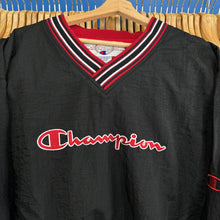 Load image into Gallery viewer, Black &amp; Red Champion Pullover Jacket
